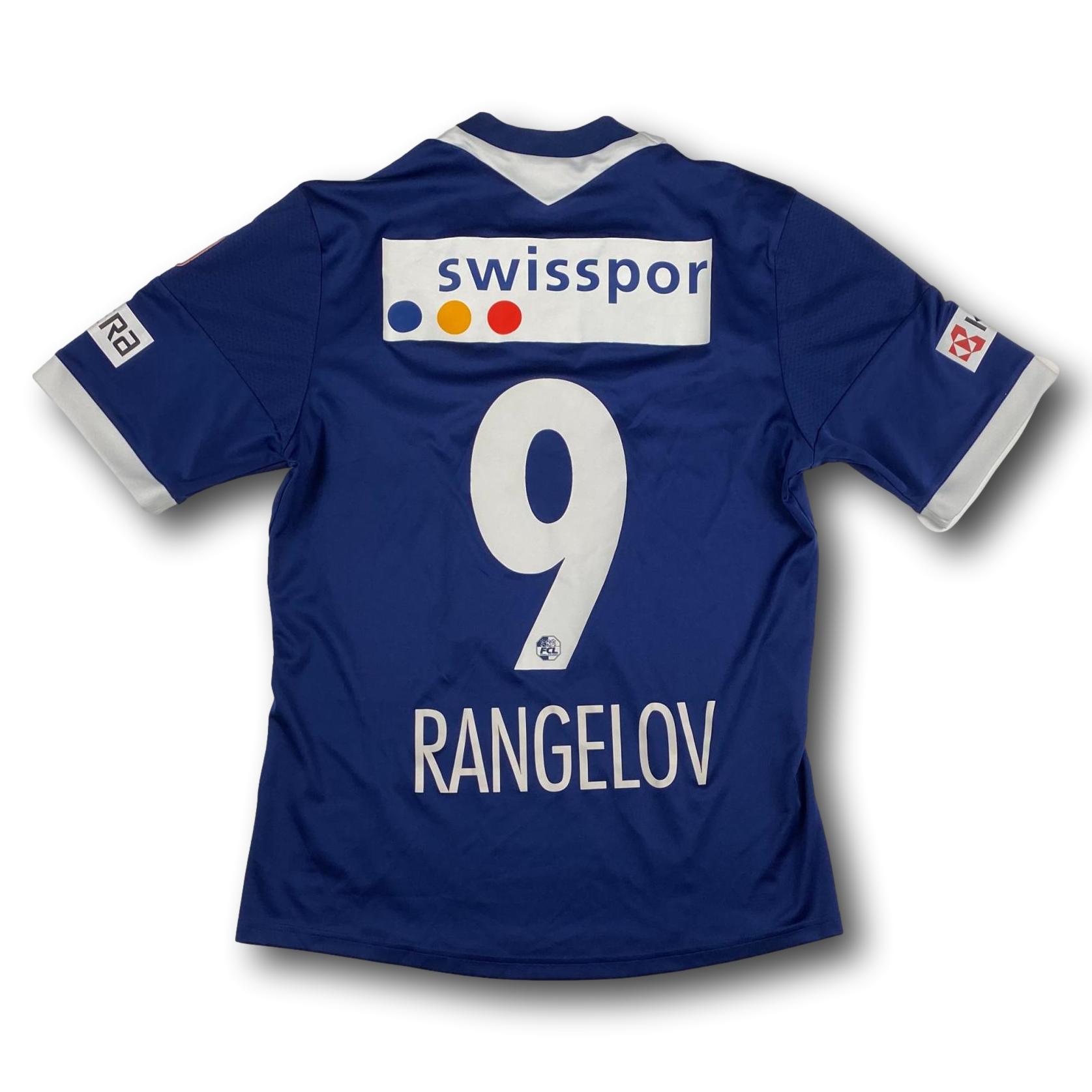 FC Luzern 2013-14 Heim L Matchworn Rangelov #9 adidas