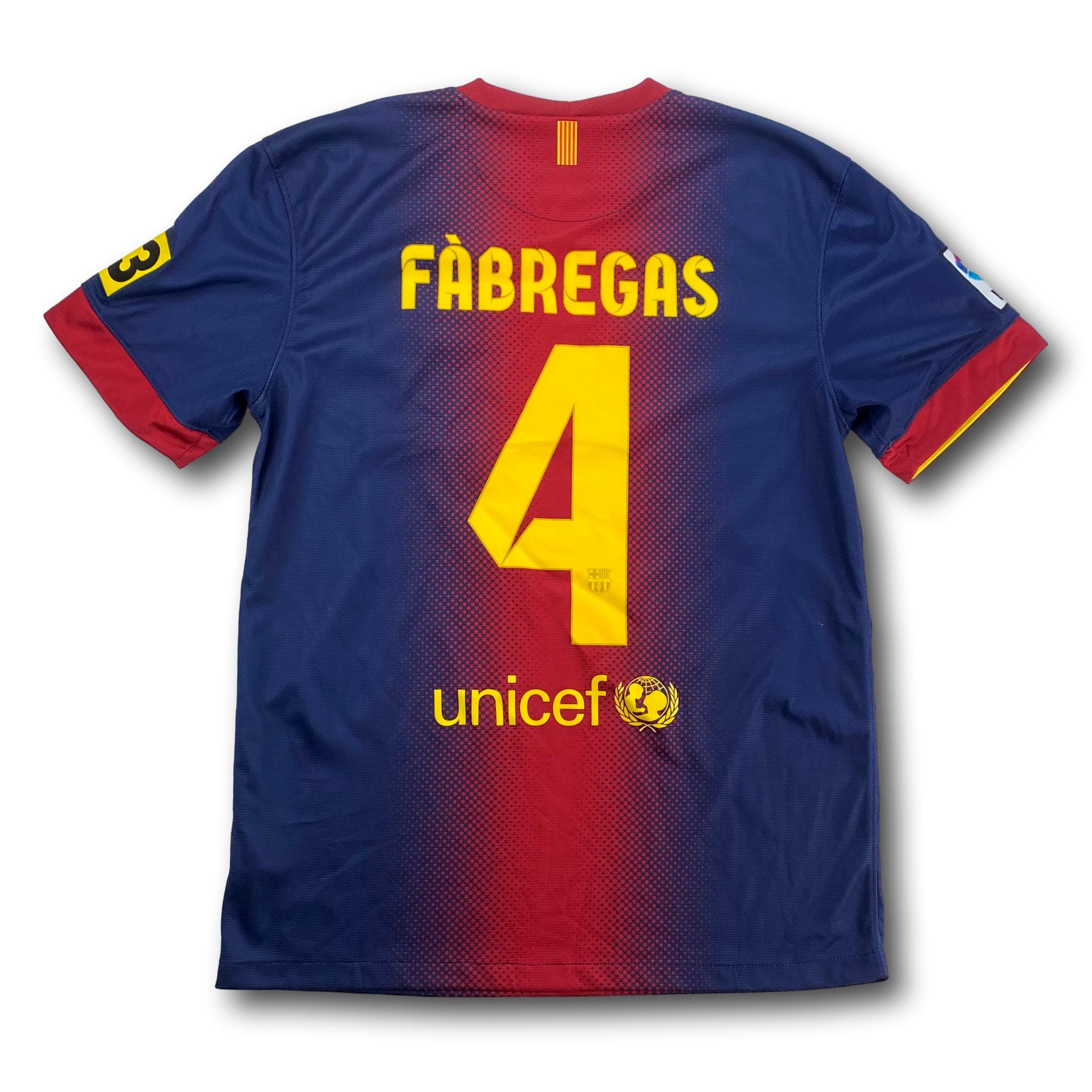 FC Barcelona 2012-13 Home M Nike Fabregas #4
