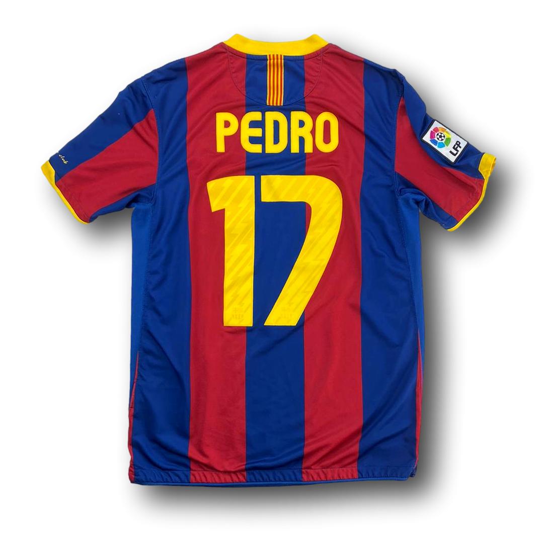 FC Barcelone 2010-11 Domicile M Nike Pedro #17