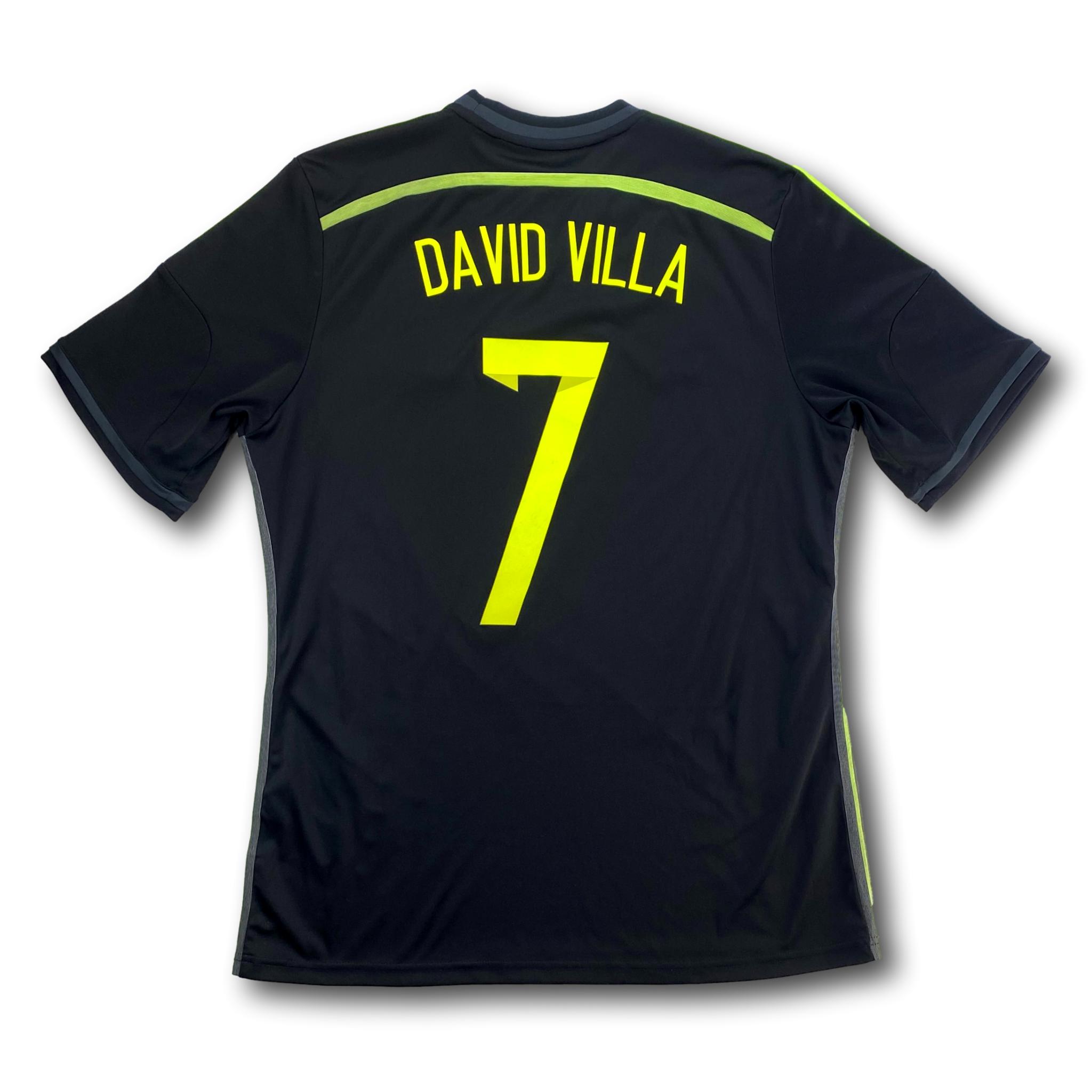 Spanien 2014-15 Auswärts L adidas David Villa #7