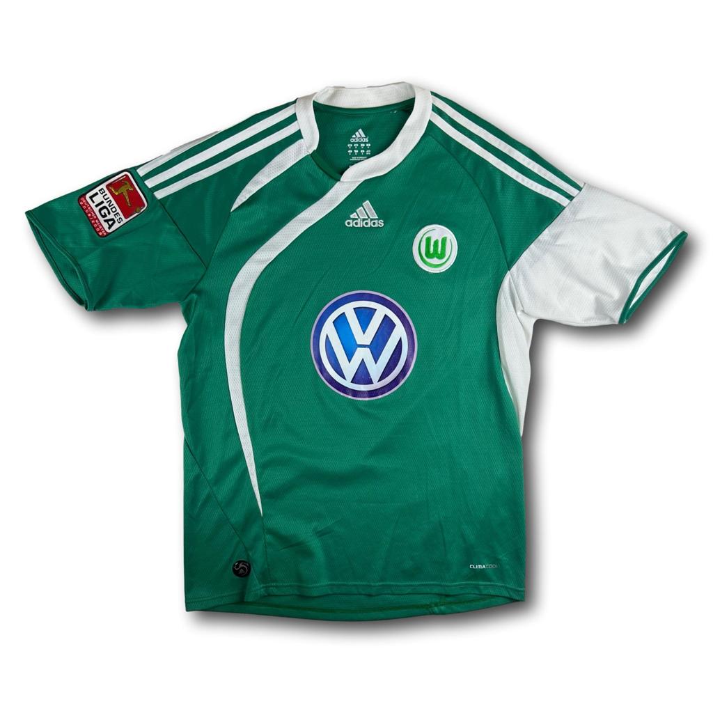 Fussballtrikot VfL Wolfsburg 2009-10 Auswärts M adidas